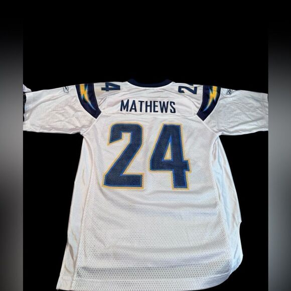 Reebok Ryan Mathews LA Chargers Jersey (Small) - Picture 2 of 7